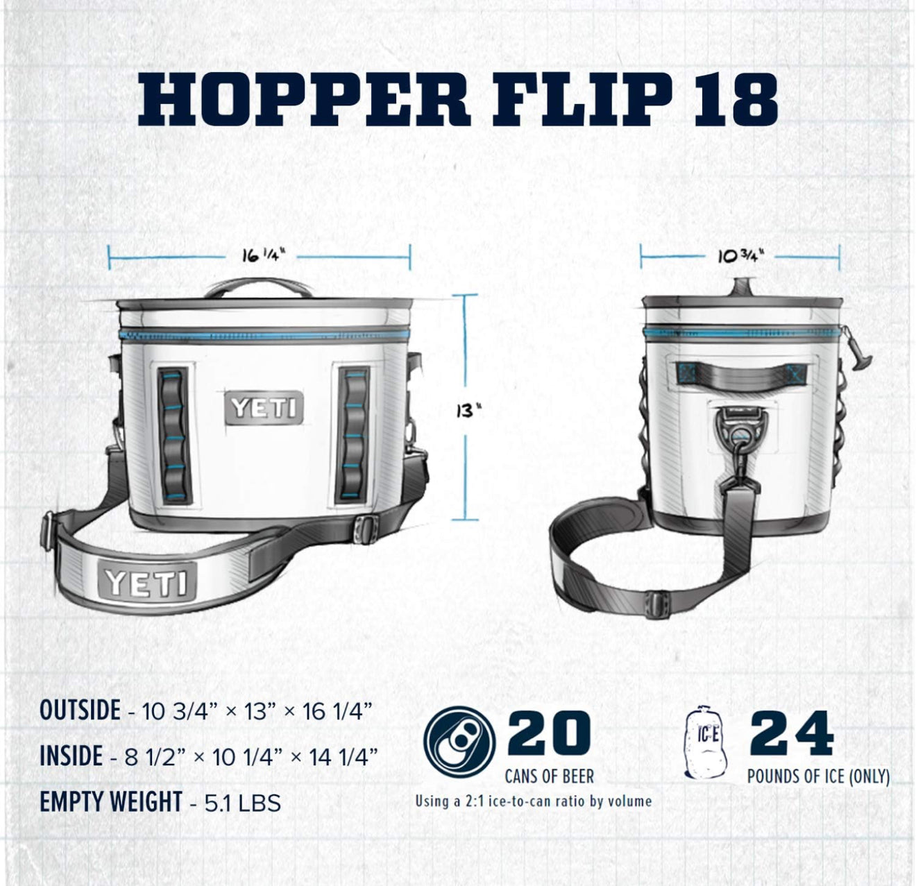 YETI HOPPER FLIP 18